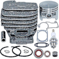 Miniatyrbild 3 av 3: För Stihl MS240 024 Motorsåg Cylinder Kolv Tätningar Packning Kit 42mm
