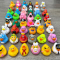 Miniatyrbillede 4 af 5: 24 / 36 stk badeænder i gummi - badelegetøj til småbørn 1-3 år, forskellige slags badeænder - bløde babypoollegetøj - fødselsdagsgaver