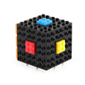 Pikkukuva 5 / 5: 3x3 palapeli Rubikin kuutio rakennuspalikkalelu Vit bakgrund