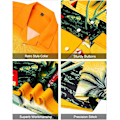 Pikkukuva 4 / 6: Miesten Havaiji-paita ja shortsit -setti Regular Fit lyhythihainen rento funky ranta flamingo paita setti L L Yellow Beach