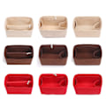 Miniatyrbillede 5 af 5: Taske Organizer Filt Indsats 35 33*16*15cm Makeup Håndtaske Kaffe StyleB L