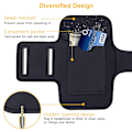 Miniatyrbilde 7 av 8: Telefonholder for løping, universelt armbånd for mobiltelefon, for