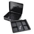 Miniatyrbillede 6 af 11: Pengekasse - 30x24x9cm Black Svart