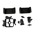 Miniatyrbillede 4 af 9: 26cm Selfie-Lampe, Stativ & Mobilholder - Perfekt Belysning Black Svart