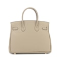 Miniatyrbild 3 av 4: Khaki Läder Tote Bag Snygg Hållbar Crossbody Daglig Nödvändighet Khaki (white line Khaki (white line) No. 30 (30x17x22cm)