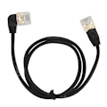 Pikkukuva 7 / 8: CAT8 Ethernet -kaapeli 0,6 m nopea CAT8 kullattu OD 3,8 mm uros-uros RJ45 kuituoptinen verkkokaapeli