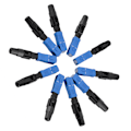 Miniatyrbilde 5 av 8: HF 10 stk/pakke SC/UPC Enkeltmodus Fiberoptisk Hurtigkobling Hurtigadapter for FTTH/ODF