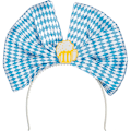 Miniatyrbillede 1 af 2: Oktoberfest Diadem med Roset - Festligt Pandebånd i klassisk bayersk stil Multicolor