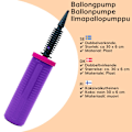 Pikkukuva 2 / 5: Ilmapallopumpu manuaalinen - ilmapallojen nopea ja helppo täyttö Multicolor
