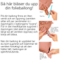 Miniatyrbild 3 av 3: Bokstavsballonger i Silver A-Ö samt &,#. Silver Z