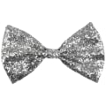 Miniatyrbillede 1 af 3: Sølvglitrende Party Butterfly -  Butterfly glitter Perfekt til nytår, studenterfester og diskotek! Silver one size