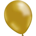 Miniatyrbillede 1 af 4: 27-pak guld metalliske balloner - latexballoner til dekoration og fester, perfekt til fødselsdage, polterabend og nytårsaften Gold