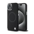 BMW Signature Liquid Silicone MagSafe - Case for iPhone 15 Plus (Black)