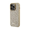Miniatyrbild 2 av 2: Guess Disco Metal Script - iPhone 14 Pro Case (Gold)