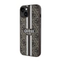Miniatyrbild 2 av 2: Guess 4G Printed Stripes MagSafe - Case for iPhone 14 Plus (Brown)
