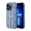 Guess 4G Printed Stripes MagSafe - Case for iPhone 14 Pro (Blue)
