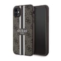 Guess 4G Printed Stripes MagSafe - Case for iPhone 11 (Brown)