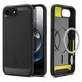 Spigen Rugged Armor Mag MagSafe - Case for iPhone 16e (Matte Black)
