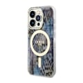 Miniatyrbild 2 av 2: Guess Leopard MagSafe - Case for iPhone 14 Pro (Blue)
