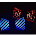 Miniatyrbild 2 av 5: LED Slips, Lysande Fluga LED Lysande Fluga Justerbar Lysande Fluga, Nyhet Fluga 7 Färg LED Lysande Flugor