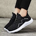 Miniatyrbilde 2 av 5: (svart EU39) Ortopediske sneakers for kvinner med støtte for fotbue, plantar fasciitt, ortopediske diabetessko, komfortable fritidssko for damer, atletiske sko