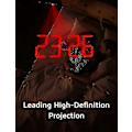 Miniatyrbild 2 av 5: (Färgglad Digital röd Projektion) Projektionsväckarklocka, Digital klocka med 180° roterbar projektor, 3 nivåer ljusstyrka dimmer, YH