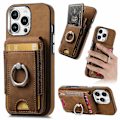 Miniatyrbillede 1 af 5: (Brun) Til iPhone 16 Pro Max Telefoncover