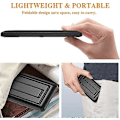 Miniatyrbillede 3 af 5: Sort Telefonholder, Bærbar Smartphoneholder Multi-Vinkel Justerbar Ultralet Universal Desktop Telefon Dock PC til iPhone 12, iPhone 11, Se, XR, P30 Li
