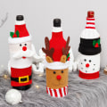 Miniatyrbild 3 av 5: Julvinflaska presentpåsar Återanvändbara överdrag