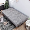 Miniatyrbilde 3 av 5: Clic Clac Armless Trekk Elastisk Stretch Sofatrekk Sovesofa Trekk Armløs Sofatrekk (Grå)