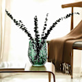 Miniatyrbilde 2 av 5: Tykkvegget Blomstervase i Glass for Spisebord 8 Tommer