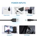 Miniatyrbillede 2 af 5: Powseed 5V Universal DC-strømkabel, USB til DC-opladerkabel med 13 adapterstik til webcam-router, optager, Bluetooth-højttaler, scanner, DVR, Ha