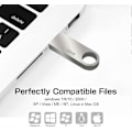 Pikkukuva 2 / 5: USB-muistitikku 32GB, Mini USB-muistitikku 32GB USB 2.0 -muistitikku Cle USB 32GB koukulla kannettavalle/PC:lle/autolle jne. Hopea