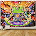Pikkukuva 1 / 5: Sammakko Sieni Hippie Silmät Kuun Vaihe Abstrakti Seinävaate Huoneen Seinälle Ripustettava 180 x 235 cm