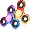 Fidget Spinner 2-pack, julstrumpa fyllning presenter till barn tonårspojkar - Fidget leksaker för barn Metall Fidget Spinners Sensoriska leksaker för barn med Au
