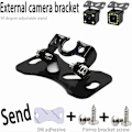 Miniatyrbild 3 av 5: Bil Backkamera Fäste, Bil Dashcam Fäste Universellt 90 Graders Justerbart Fäste Backup Kamera Fäste för Kameratillbehör
