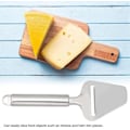Miniatyrbilde 5 av 5: Ostehøvel, rustfritt stål, Proline ostekutter tykk ost manuell kutter for hard ost høykvalitets ostehøvel, langt håndtak - 21,5 x 7,5c