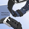 Miniatyrbilde 4 av 5: 38/40MM/41MM Svart, Marineblå Rem for Apple Watch Series SE 7/6/5/4/3/2/1