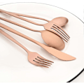 Miniatyrbild 2 av 5: 30-delars Matt Roséguld Bestickset för Hemmabruk, Servering för 6 Personer