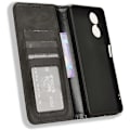 Miniatyrbillede 5 af 5: Kompatibel med TCL 40 NxtPaper Mobiltelefon Etuier Præget PU Læder Anti-drop Støtte Cover