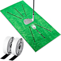 Pikkukuva 4 / 5: Golfharjoittelumatto Swing-golfharjoitteluun, lyöntiharjoitteluun, minigolfiin, golfharjoitteluun ja harjoitteluvälinepeliin sisä- ja ulkotiloissa harjoitteluun