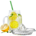 Miniatyrbilde 4 av 5: Glass Sitruspresse - Krystall Juicer med Tut for Fersk Lime- og Appelsinjuice