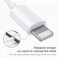 Miniatyrbillede 4 af 5: Hovedtelefonadapter til iPhone X aux Adapter 3.5mm