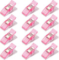 Rosa clips, en storlek, 50 stycken