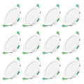 Miniatyrbillede 1 af 4: 12 stk. 7w hvide LED downlights forsænkede loftslamper, slanke spotlys