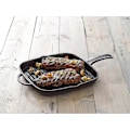 Miniatyrbillede 4 af 4: 1 For-krydret Sort Støbejerns Grillpande 27,3 cm