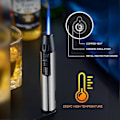 Miniatyrbillede 2 af 5: Genopfyldelig Mini Torch Lighter - Blå Flamme til Lys/BBQ