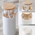 Miniatyrbillede 3 af 5: Automatisk tandstikdispenser, håndtrykt automatisk vatpind pop-up dispenser pop-up vatpindeholder til bord restaurant køkken fest