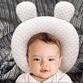 Miniatyrbild 4 av 5: Baby Huvudformande Kudde, Nyfödd Barnkammare Kudde, Spädbarns Huvudstöd Sovkudde, 3d Memory Foam Huvud Nackkudde för Bilstol Barnvagn