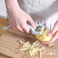 Miniatyrbild 4 av 5: 2 st Rosa Kiwi Papaya Sallad Hackare Skalare Grönsak Rostfritt Stål Köksredskap